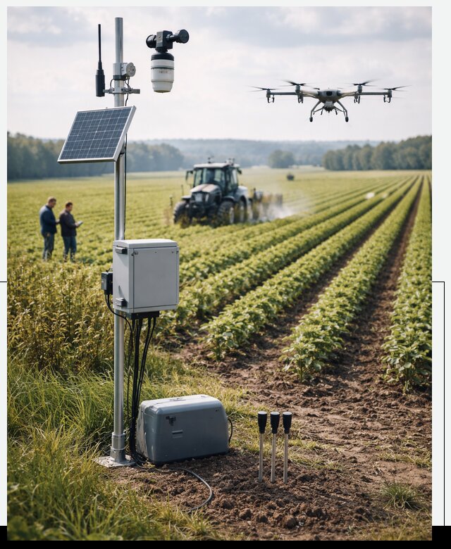 Разработка IoT мониторинга полей в Медногорске от 8646 р. | АвикейМдн