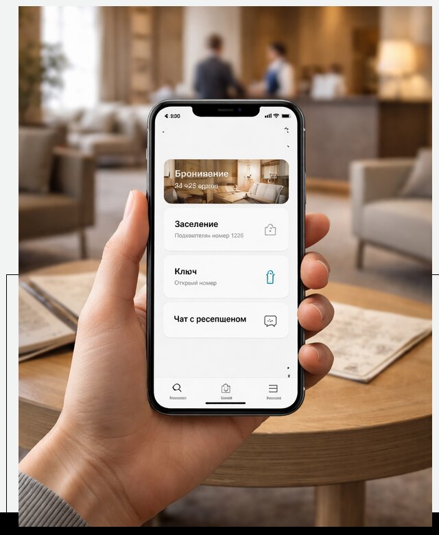 Мобильное приложение для гостей отеля в Медногорске, управление сервисом